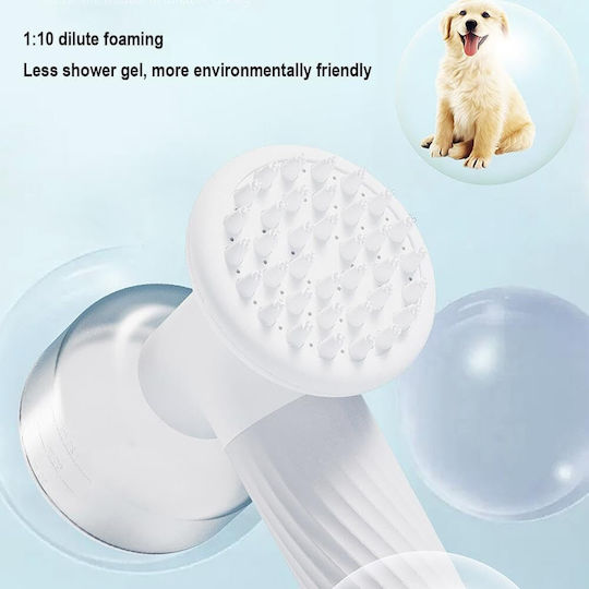 Pet Dog Brush for Coat Cleaning White