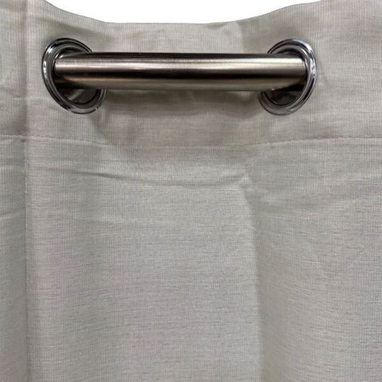 SpitiBazaar Curtain with Grommets Light Grey 270x280cm