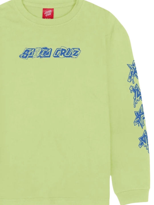 Kids Long-Sleeved Green Top