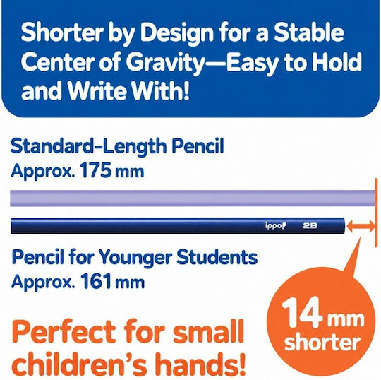 Tombow Ippo Pastel Wooden Pencils 12pcs 2b Triangular Correct Holding Mp-sepb01-2b 4901991023954