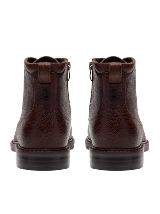 Aldwin 2 Cap Leather Men's Boots Brown