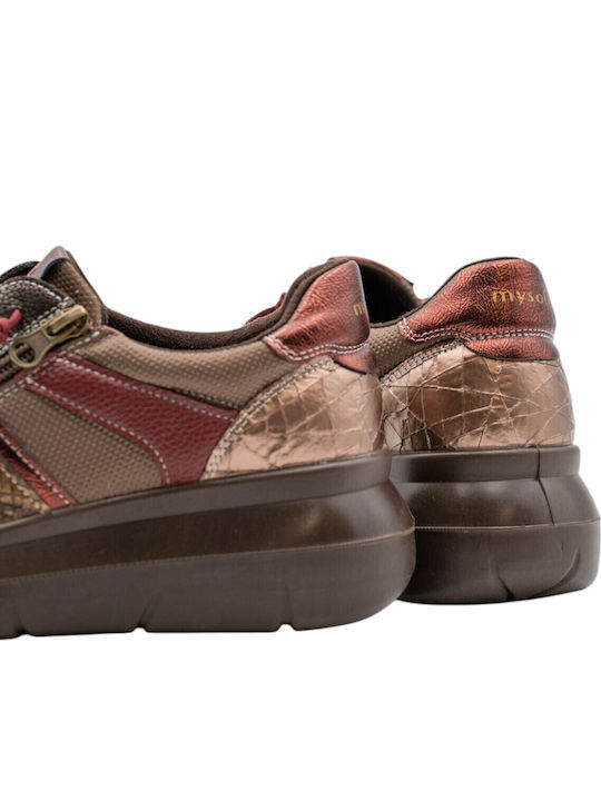 Damen Sneakers Marron