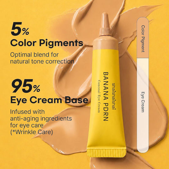 Banana Pdrn Eye Cream for Dark Circles & Moisturising With Colour 15gr