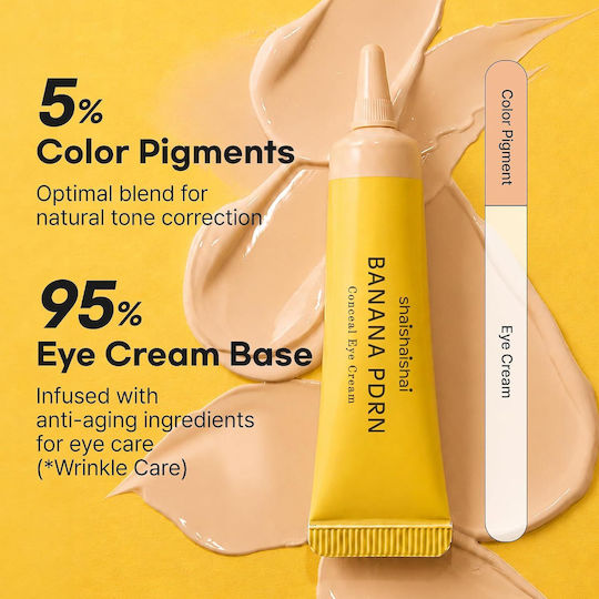 Banana Pdrn Eye Cream for Dark Circles & Moisturising With Colour 15gr