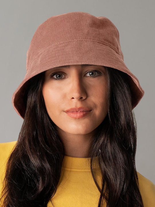 Beechfield Earthaware® Cord Υφασμάτινo Ανδρικό Καπέλο Στυλ Bucket Redwood