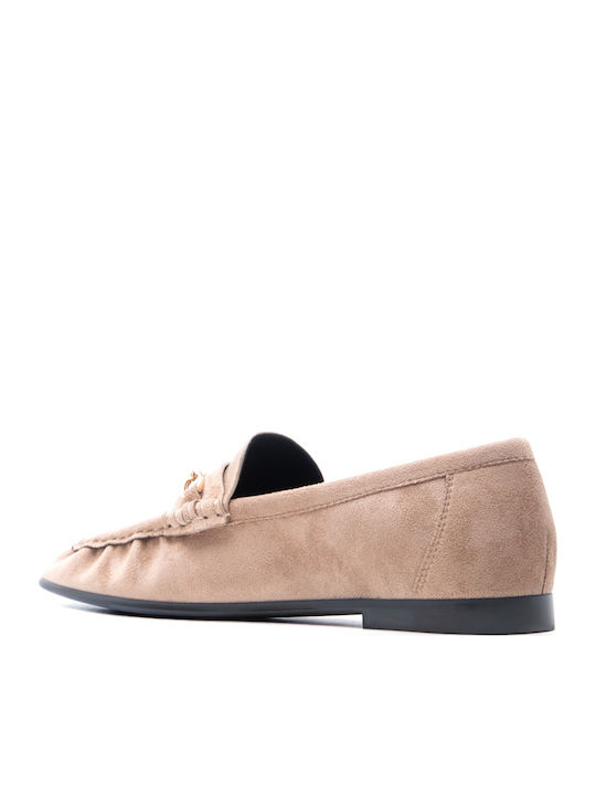 Damen-Loafers in Beige
