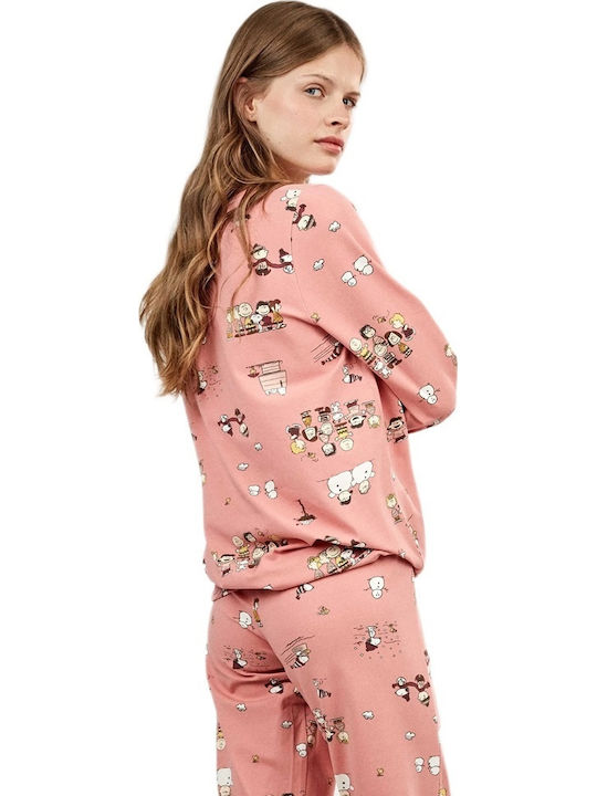 Gisela Χειμερινό Γυναικείο Σετ Πιτζάμας Multicolor Gisela Χειμερινό Γυναικείο Σετ Πιτζάμας Multicolor