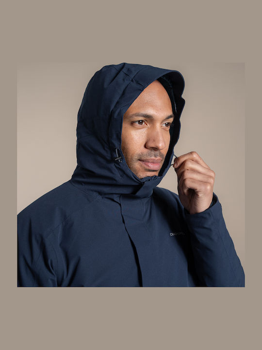 Waterproof Winter Jacket Navy Blue