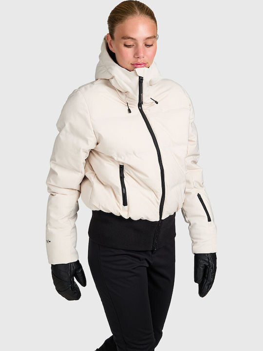 Brunotti Firecrown 2522200189-1013 Women's Beige Ski & Snowboard Jacket