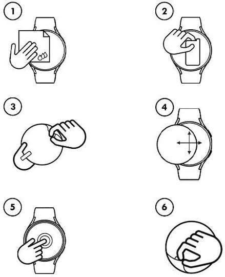 GrizzGlass Tempered Glass για το Galaxy Watch7 40mm 1τμχ