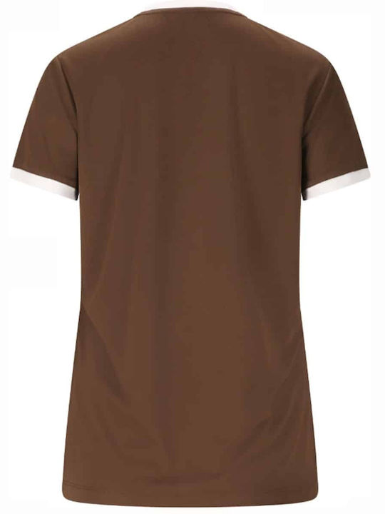 Damen-Sporttop Schnell Trocknend Braun