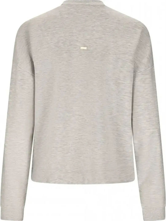 Damenbluse Light Grey Melange