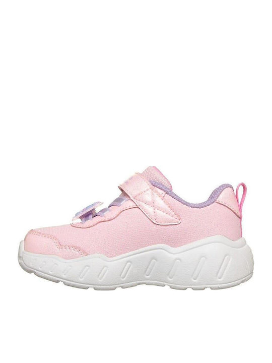 Skechers Детски Маратонки с Велкро и Светлини Розови