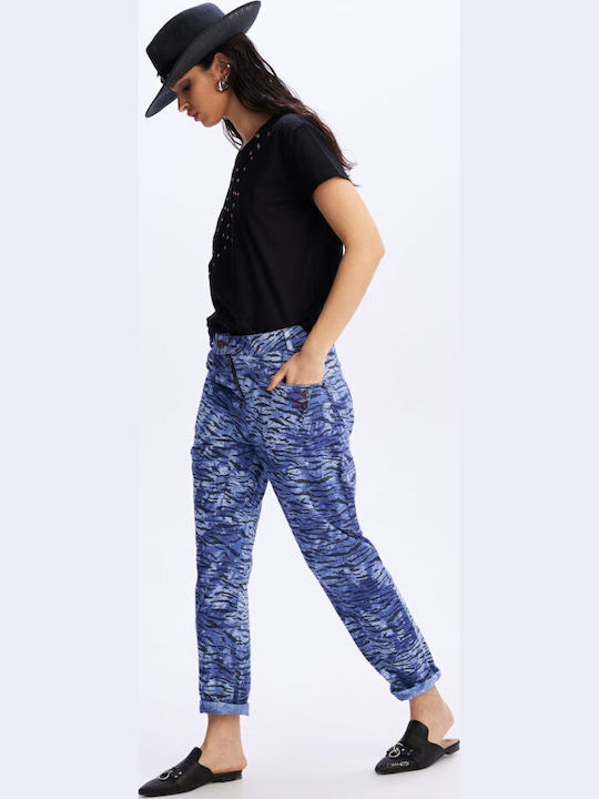 Pantaloni de Piele pentru Femei Leopard Future Dusk