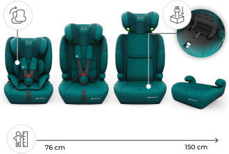 Kinderkraft Comfort Up 2 Plus Столче за кола i-Size Зелено 9–36 кг