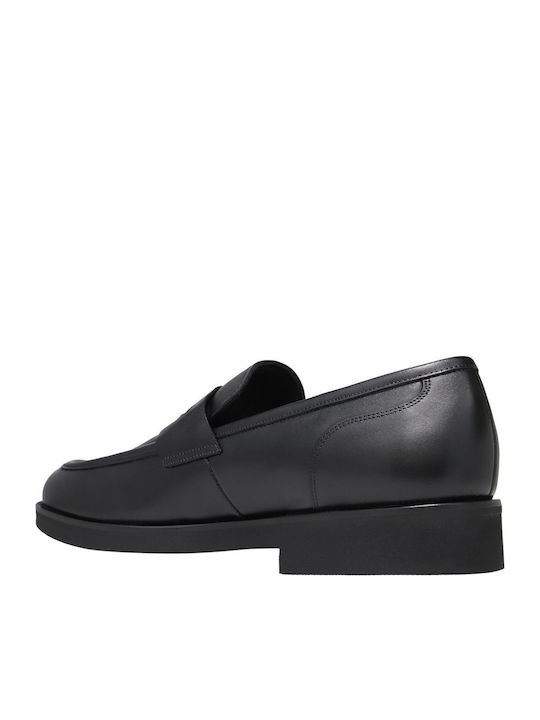Δερμάτινα Ανδρικά Loafers σε Μαύρο Χρώμα