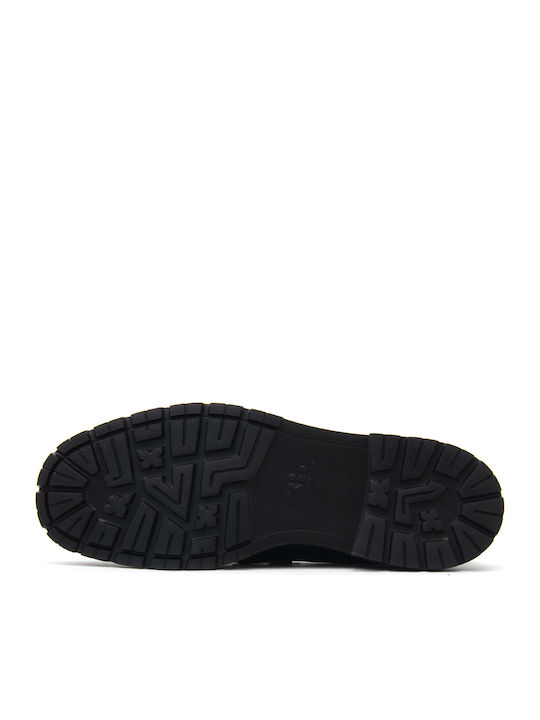 Loafers Bărbătești din Piele de Culoare Neagră