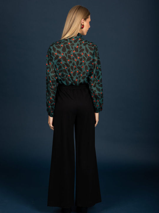 Long Sleeve Women's Shirt Green
