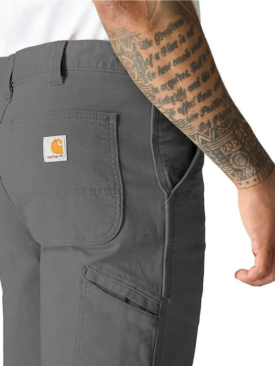 Dungaree Herren Latzhose Elastisch Loose Fit Grau