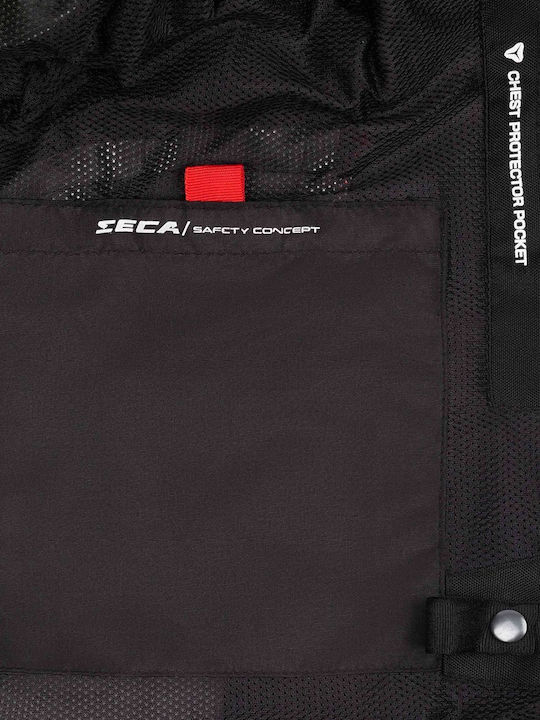 Seca AIRFLOW III Χειμερινό Ανδρικό Μπουφάν Μηχανής Αδιάβροχο Γκρι 2ARF26MQ-06