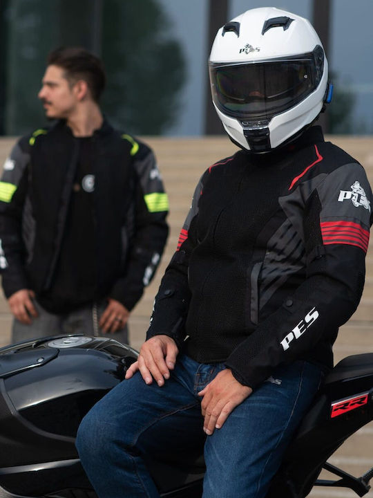 Grand Air Jachetă Moto de Iarnă pentru Bărbați Impermeabilă Neagră