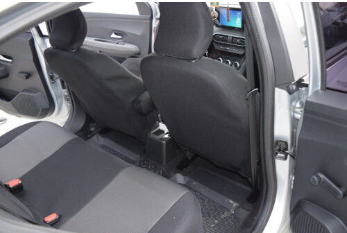 Smartic Set Huse Auto Negre pentru Dacia Logan