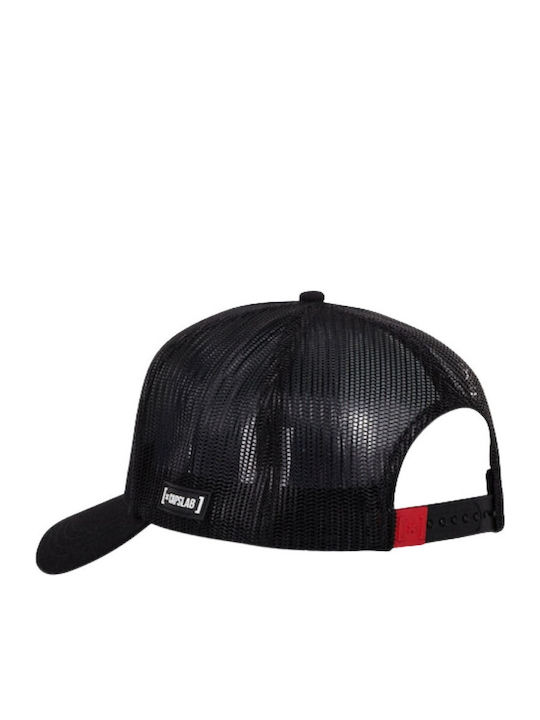 Capslab X Naruto Trucker Hat Cl Ns3 1 Ct Itab Black-cl Ns3 1 Ct Itab-black