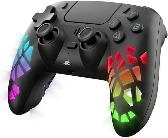 White Shark Actuarius Wireless Gamepad for Android / PC / PS3 / PS4 / PS5 / iOS Black