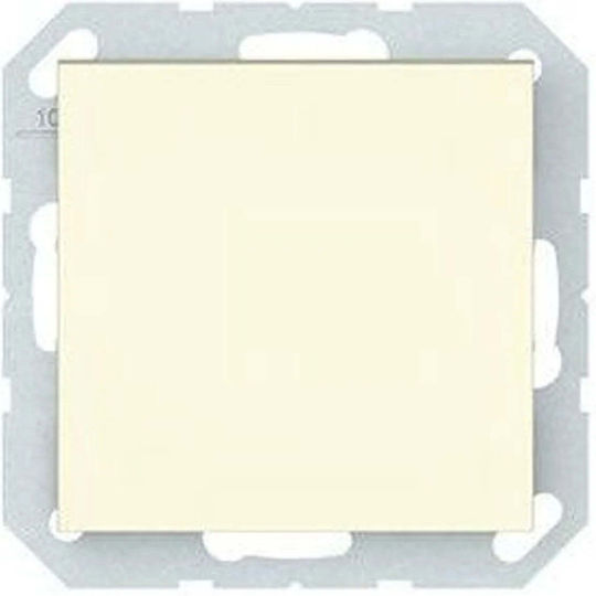 Harry Potter Waterproof Recessed One-Way Wall Switch Without Frame, Ecru