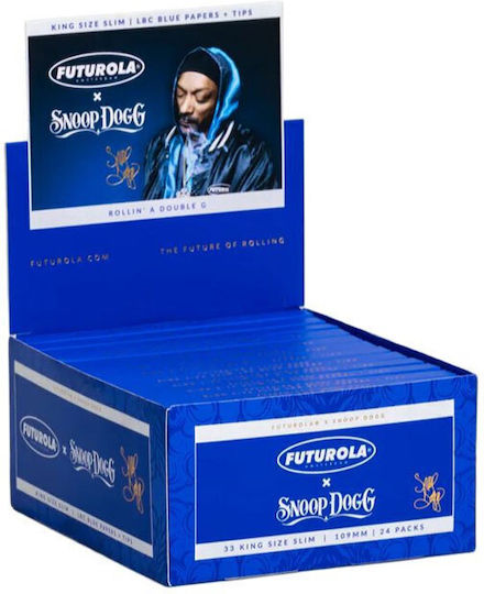 Futurola X Snoop Dogg Zigarettenpapier King Size Slim 33 Blätter 50 Stück
