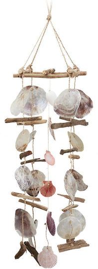 Relaxdays Clopoțel Decorativ de Grădină din Lemn 88x17x22 cm 10021121