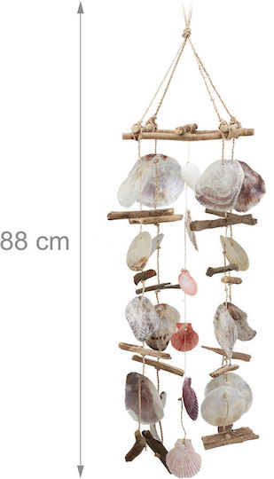 Relaxdays Clopoțel Decorativ de Grădină din Lemn 88x17x22 cm 10021121