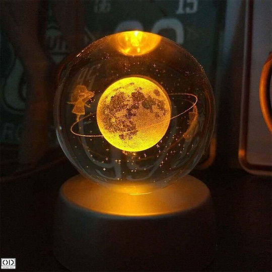 Corp de Iluminat Decorativ LED Alb Cald Glob de Cristal 3x3 cm
