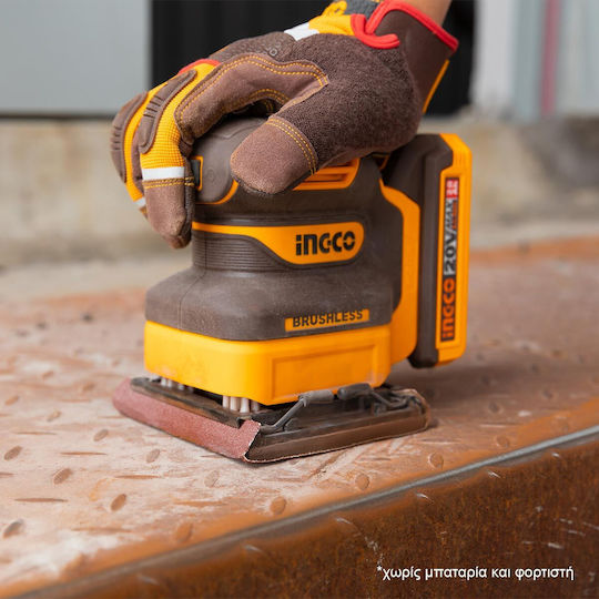 Ingco CSHSLI2024 20V Solo Cordless Palm Sander