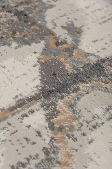 Viokarpet Fanci If31a Rechteckiger Teppich White - D. Grey 240x340cm