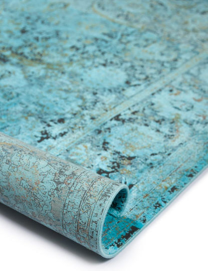 Viokarpet Louison Mh96b Rectangular Rug Turquoise 133x190cm