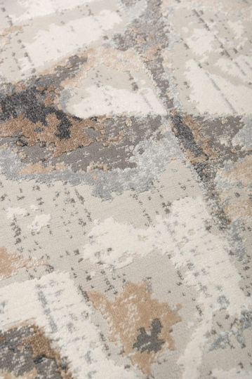 Viokarpet Fanci If31a Rechteckiger Teppich White - D. Grey 240x340cm