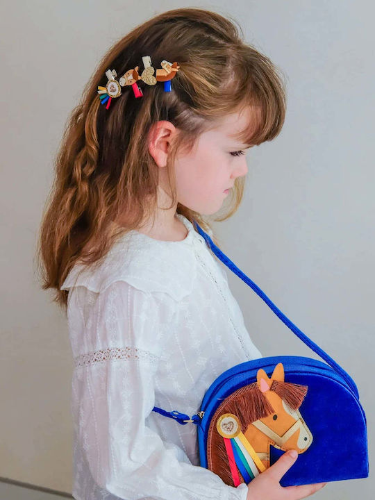 Mimi & Lula Blaue Kinderschultertasche 17,5 x 6 x 13 cm