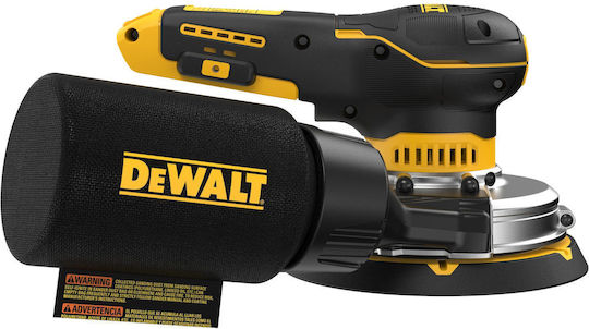 DEWALT DCW230NT Έκκεντρο Τριβείο Χούφτας 150mm Μπαταρίας 18V Solo με Ρύθμιση Ταχύτητας και με Σύστημα Αναρρόφησης