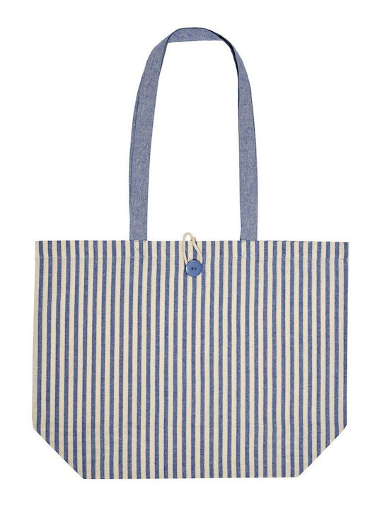 Gestreifte Tasche mit Langen Henkeln Ubag Mykonos Natural Blue 16l Natural Blue