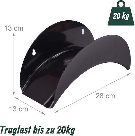 Relaxdays Hose Holder Set 3 Black