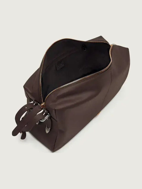 Brown Leather Women's Shoulder Bag