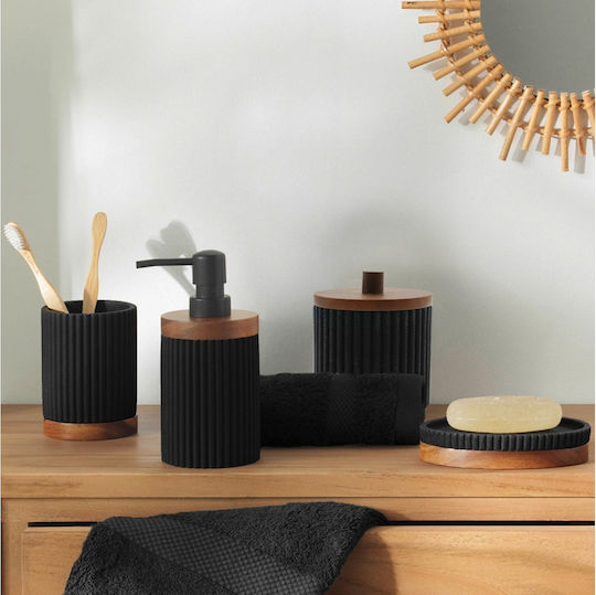 Douceur d'Intérieur Cutie de Organizare pentru Cosmetice Neagră 10.8x9.5x9.5cm Douceur d'Intérieur Cutie de Organizare pentru Cosmetice Neagră 10.8x9.5x9.5cm