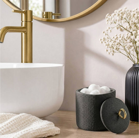 Douceur d'Intérieur Cutie de Organizare pentru Cosmetice Neagră 13.3x10x10cm.