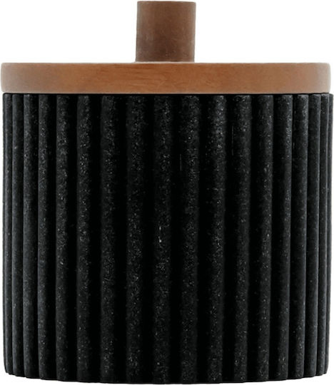 Douceur d'Intérieur Cutie de Organizare pentru Cosmetice Neagră 10.8x9.5x9.5cm