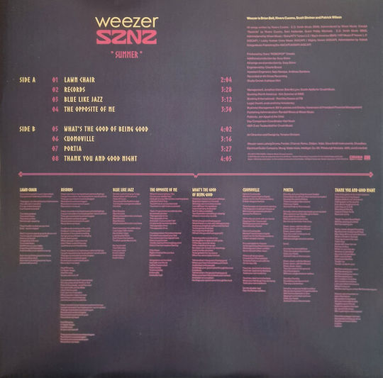 Weezer Sznz Summer Vinyl