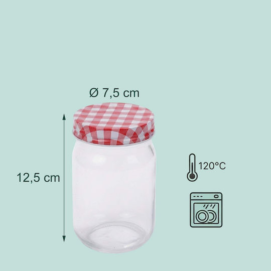 Relaxdays Σετ 12τμχ Βάζα Γενικής Χρήσης με Καπάκι 400ml 12τμχ