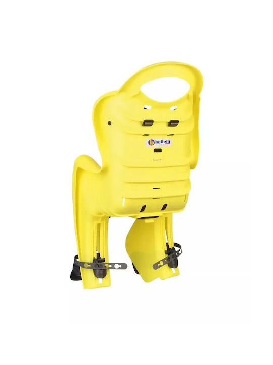 Bellelli Mr Fox Standard Hi-viz Rückseite Kinder Fahrradsitz Rahmen Gelb