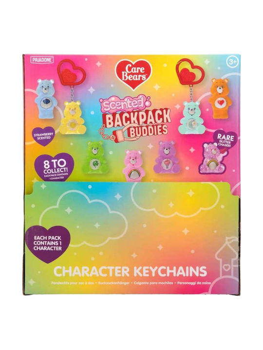 Care Bears Мини Ключодържатели За Чанти Buddies Mystery Ароматен Дисплей Комплект 24 Броя