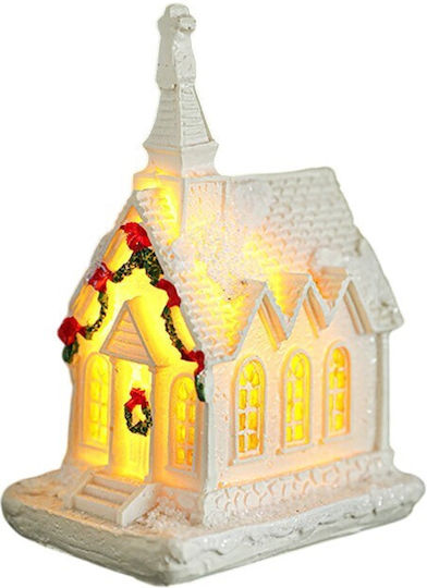 Figurină de Crăciun din Plastic Iluminată, cu Înălțimea de 8,8 cm